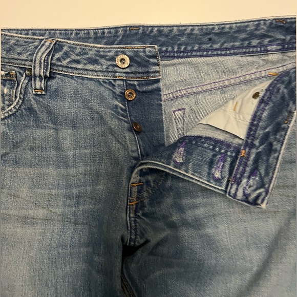 Diesel Men’s Bootcut ZAF Denim Jeans size  33W Cowboy Western Italy Made - Picture 8 of 14